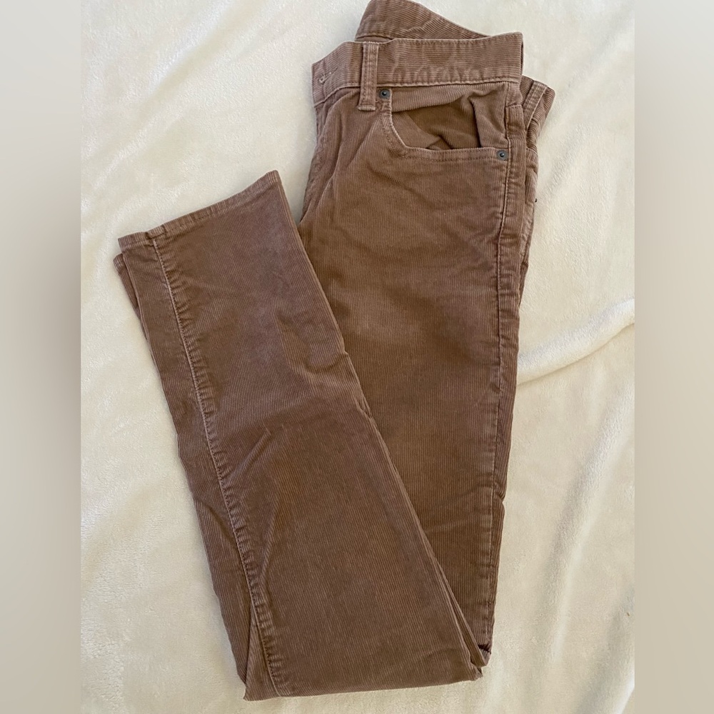 J. Crew Men's Tan Corduroy Pants